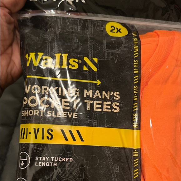 Walls Hi-Vis Orange Short Sleeve Tee - Picture 1 of 3